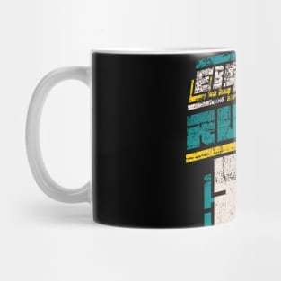 Eighties Rules distressed Mug